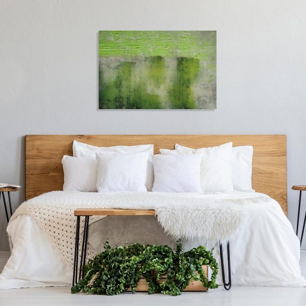 obraz do sypialni z motywem abstrakcyjnych mazajów