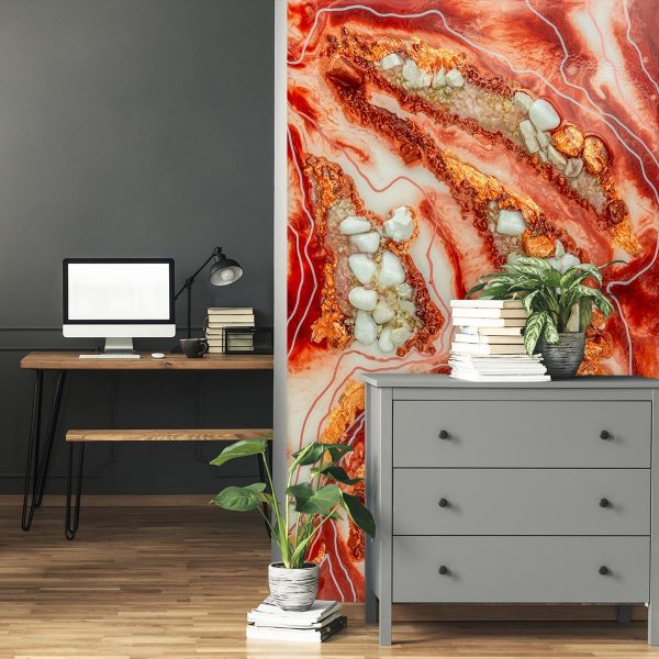 fototapeta abstrakcja kamienie geode art sztuka