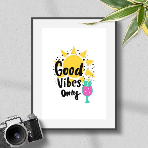 plakat z pozytywnym napisem