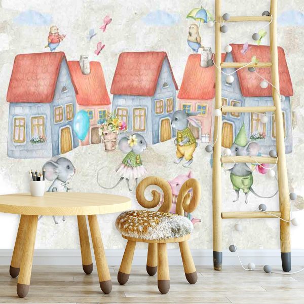 Fototapeta do pokoju dziecka - Urocze myszki