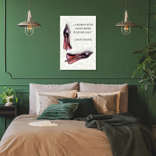 Obraz z cytatem do sypialni