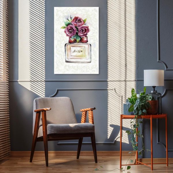 Obraz z motywem perfum do biura