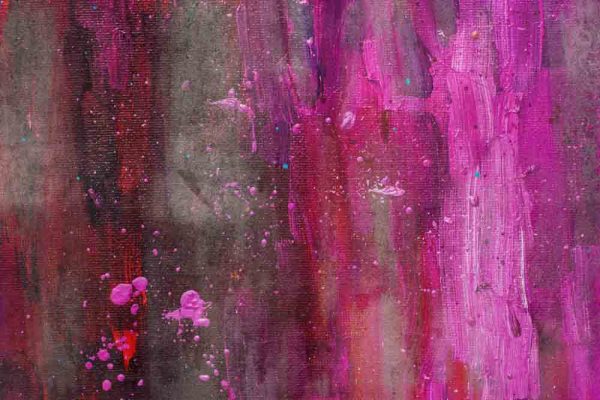 obraz z chaotycznymi mazajami