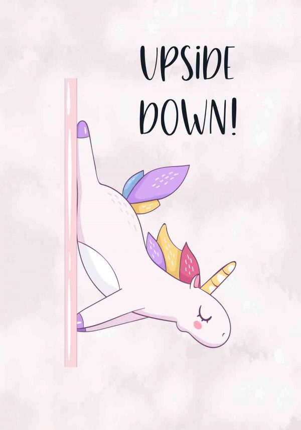 Plakat z napisem - Upside down!