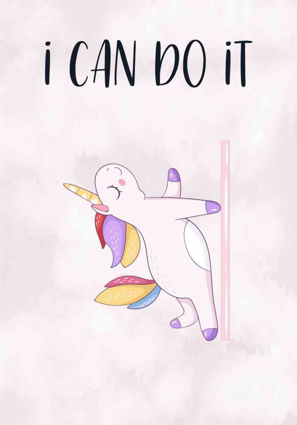 Plakat z napisem - I can do it