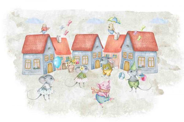 Obraz dziecięcy - Myszki