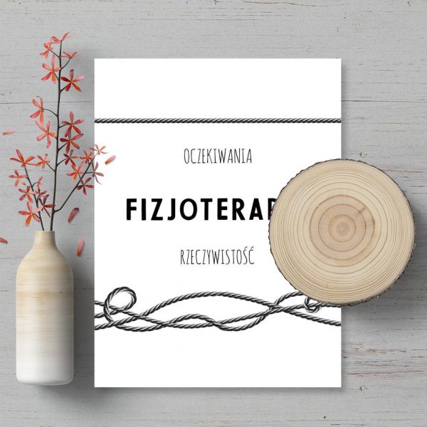 Plakat - Praca fizjoterapeuty do gabinetu