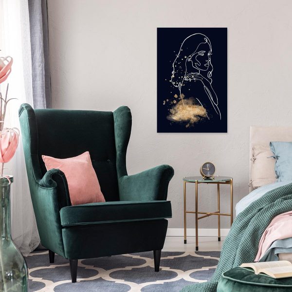 Obraz z motywem kobiety do sypialni