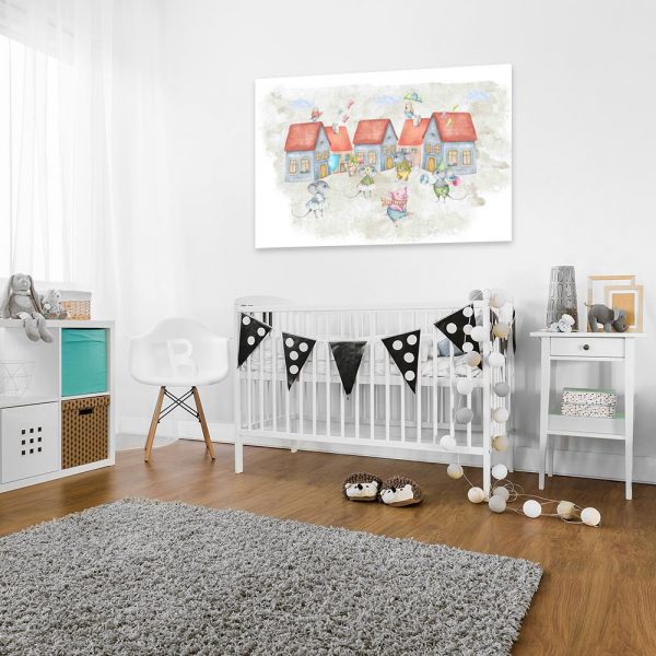 Obraz do pokoju dziecka - Rodzina zwierzątek