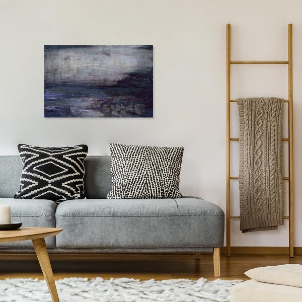 obraz do salonu przedstawiający mazaje na betonowym tle