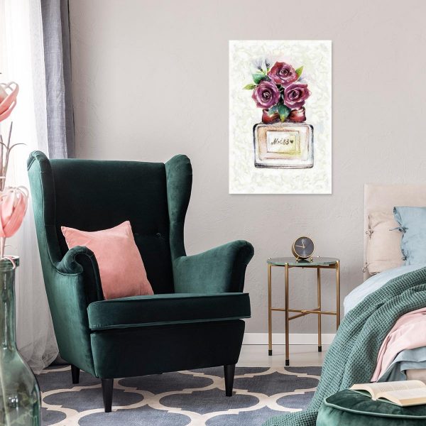 Obraz z motywem perfum do sypialni