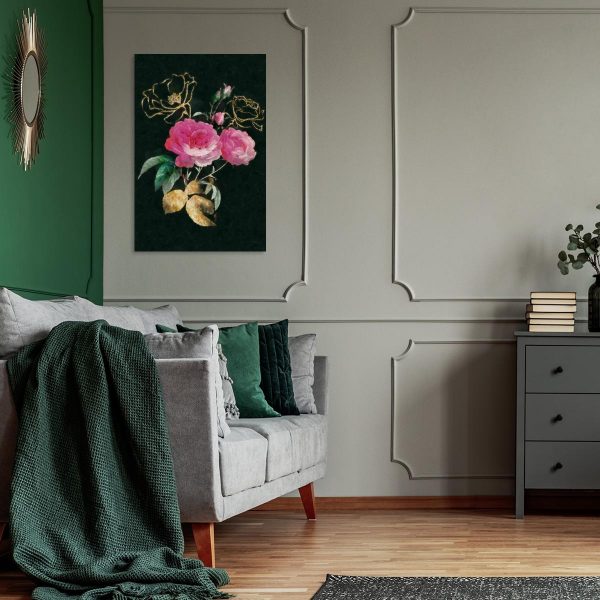 Obraz z motywem róż do salonu