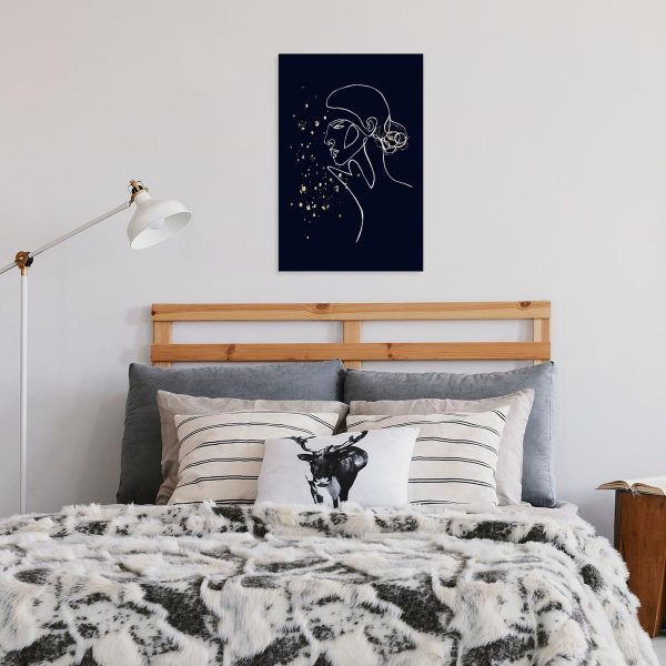 Obraz z motywem kobiety do sypialni