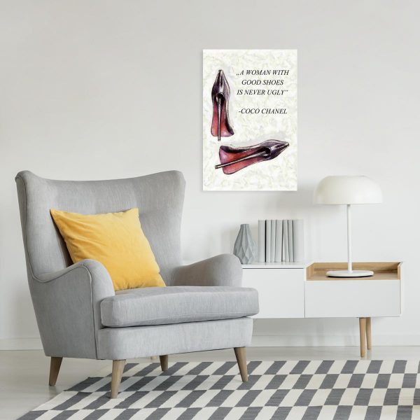 Obraz z cytatem na ścianę salonu