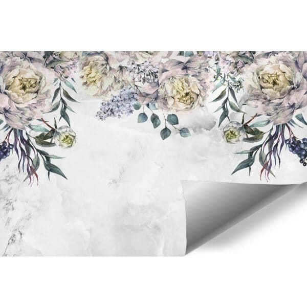 Tapeta do przedpokoju - Kwiecisty wzór