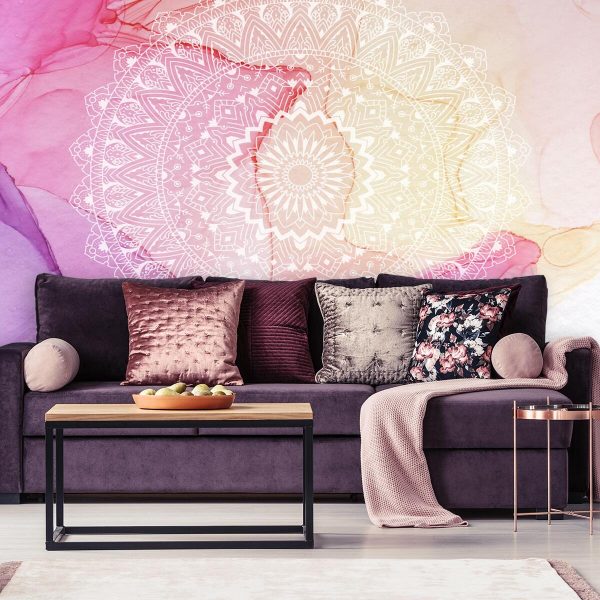 Tapeta z mandalą polecana do salonu