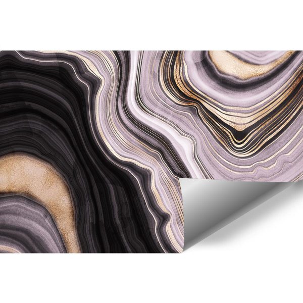 Fototapeta z falistą abstrakcją do przedpokoju