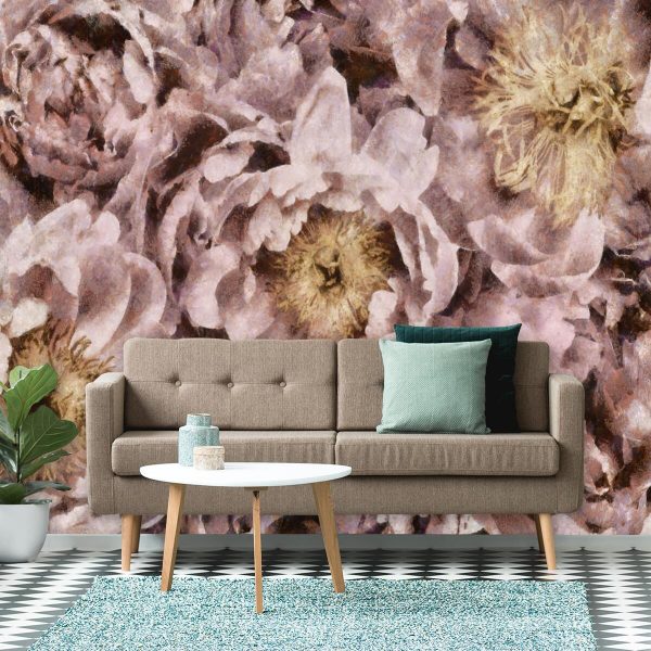 Foto-tapeta z motywem kwiatów do salonu