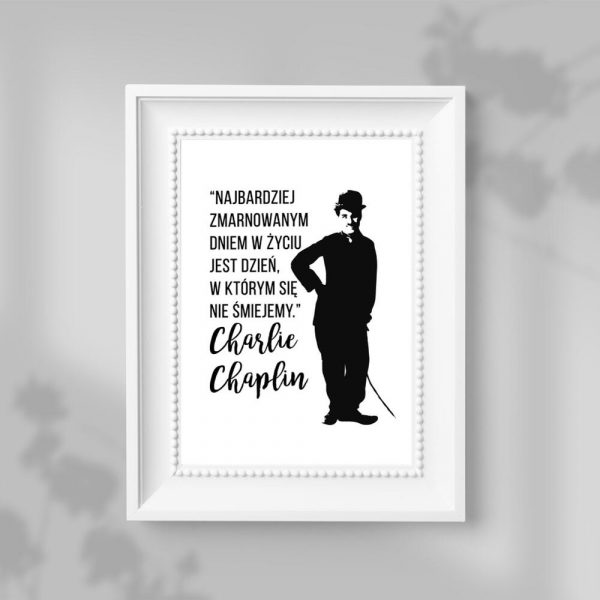 Plakat typograficzny o śmiechu do przedpokoju