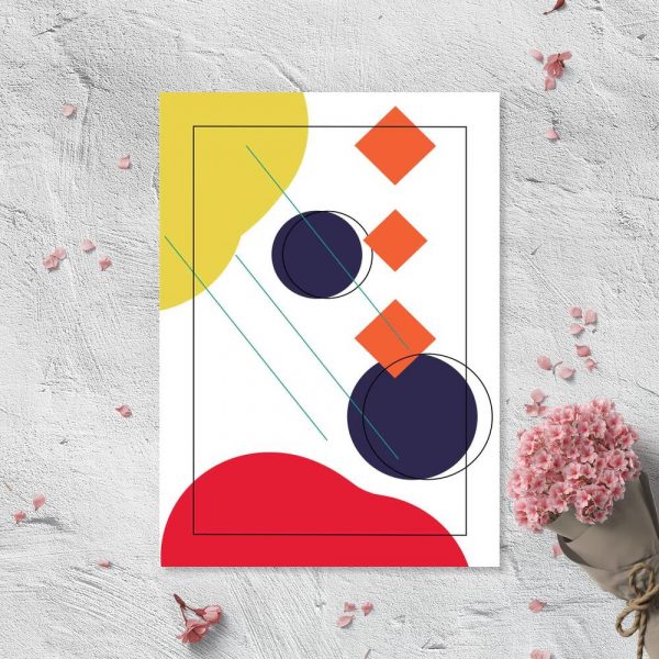 Geometryczny plakat