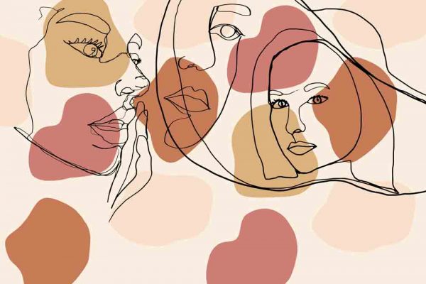 Fototapeta - Beżowa abstrakcja