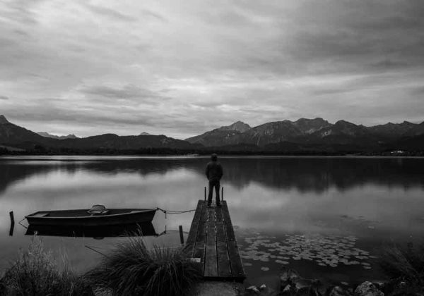 Plakat z jeziorem - Bawaria