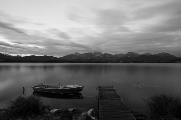 Fototapeta z jeziorem Hopfensee
