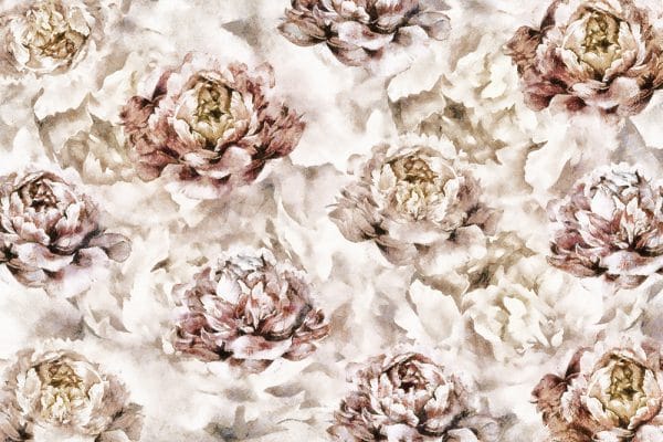 Botaniczna tapeta - Peonie