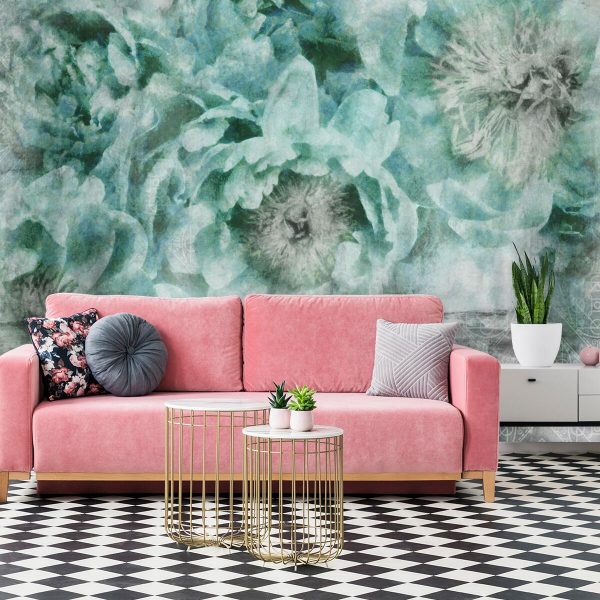 Foto-tapeta botaniczna z kwiatami - Wzór orientalny