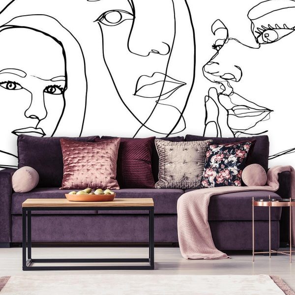 Fototapeta do salonu - Line art