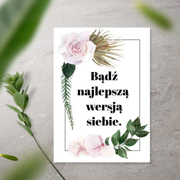 Plakat z typografią