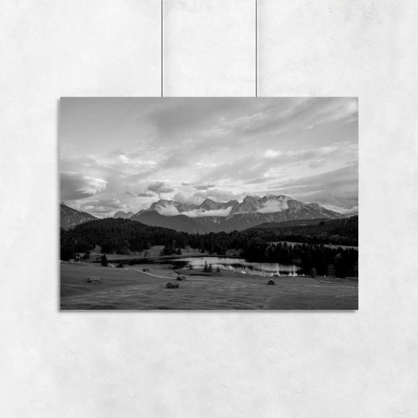 Plakat z jeziorem Geroldsee do pokoju