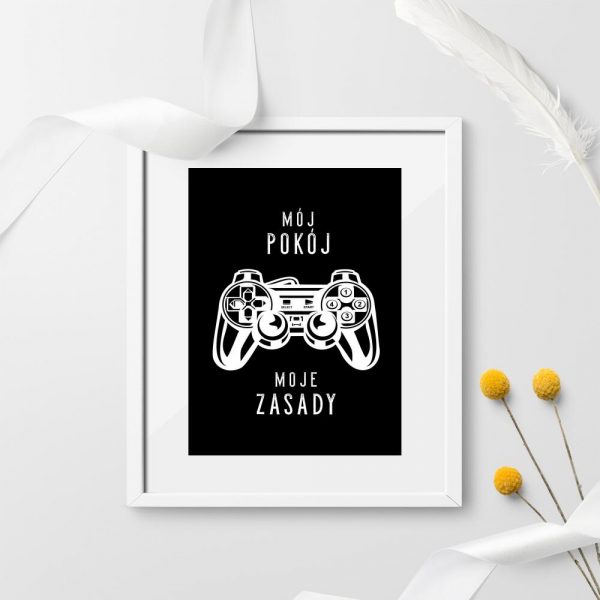 Plakat dla chłopca - Mój pokój