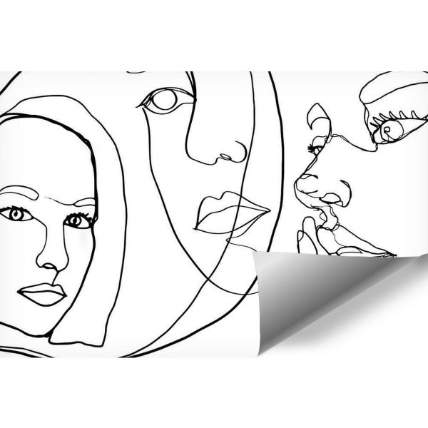 Fototapeta do pokoju - Line art