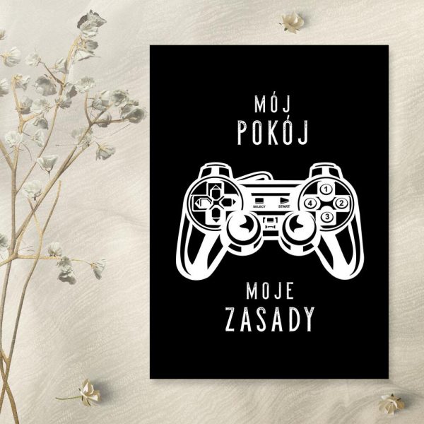 Plakat do pokoju nastolatka - Mój pokój