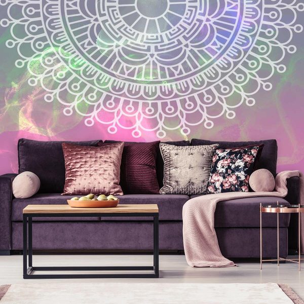 Fototapeta z mandalą do przedpokoju