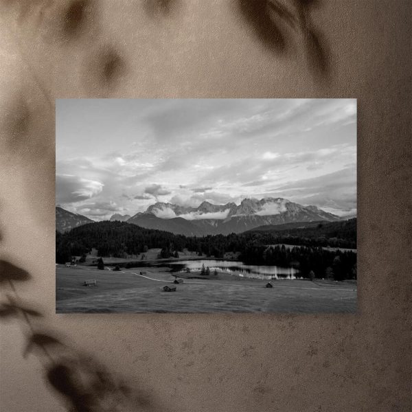 Plakat z jeziorem Geroldsee do sypialni