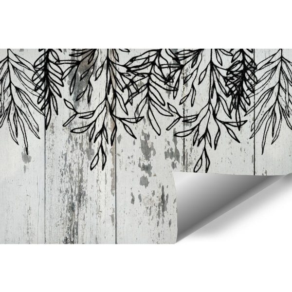 Fototapeta z motywem desek do biura