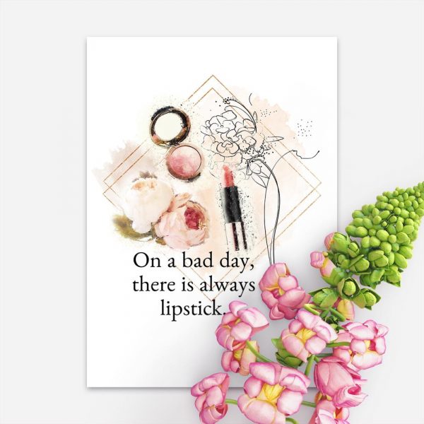 Plakat typograficzny do przedpokoju - Pomadka