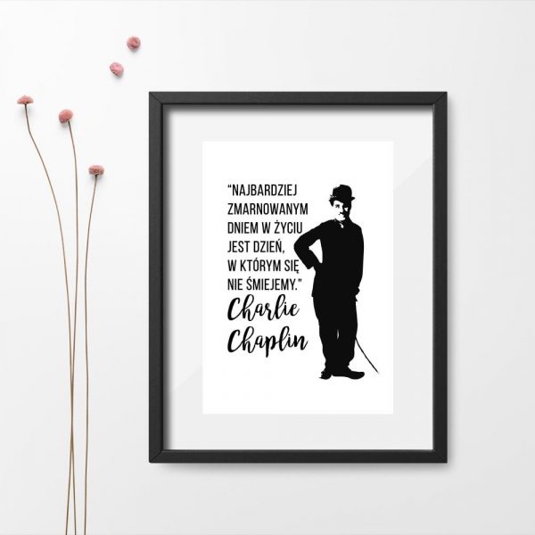 Plakat typograficzny o śmiechu na prezent