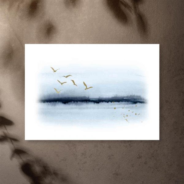 Poziomy plakat z krajobrazem do sypialni