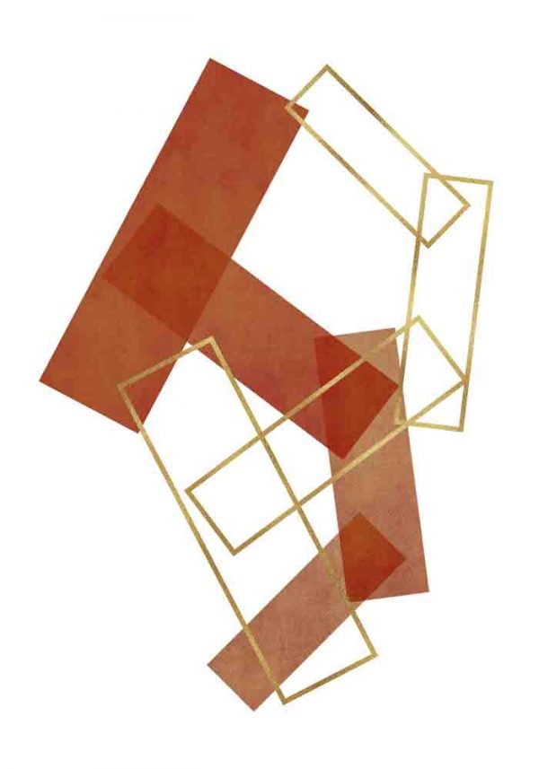 Plakat z prostokątami