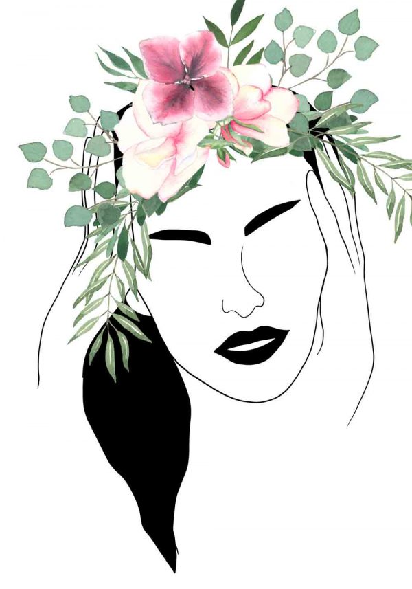 Plakat - Kobieca twarz