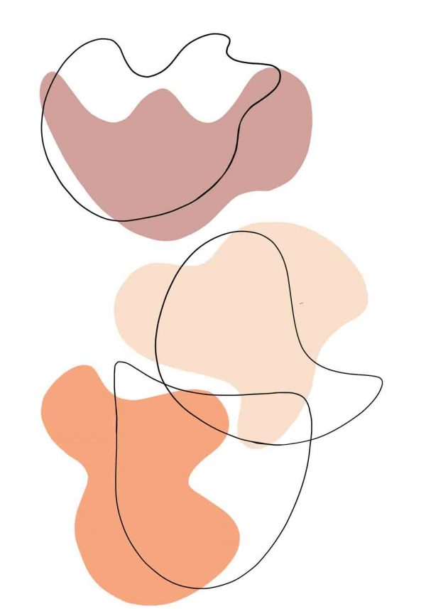 Plakat w kolorowe plamy