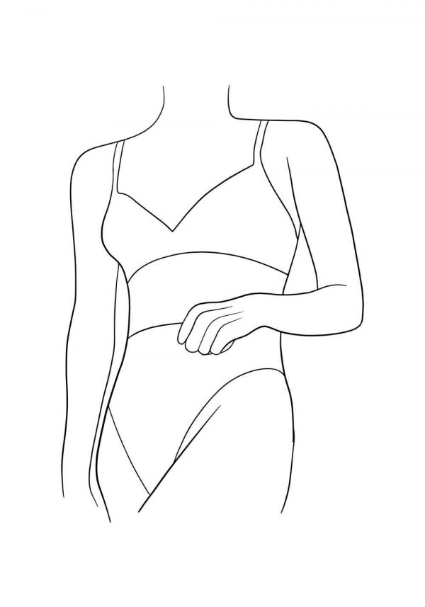 Plakat line art - Body