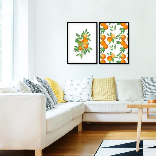 Pomarańcze na plakacie do kuchni