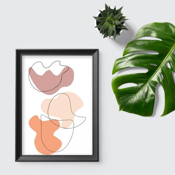 Plakat w kolorowe plamy do biura