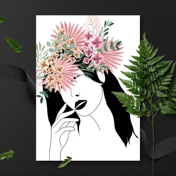 Plakat - Line art do przedpokoju