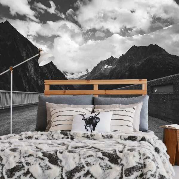 Fototapeta z drogą między górami do przedpokoju