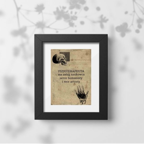 Pionowy plakat w stylu vintage